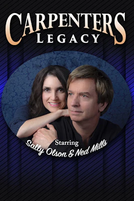 Carpenters Legacy show poster featuring two performers
