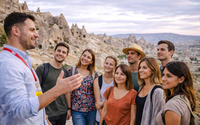 Guidad ”Red Tour” i Kappadokien med lunch och hotelltransfer