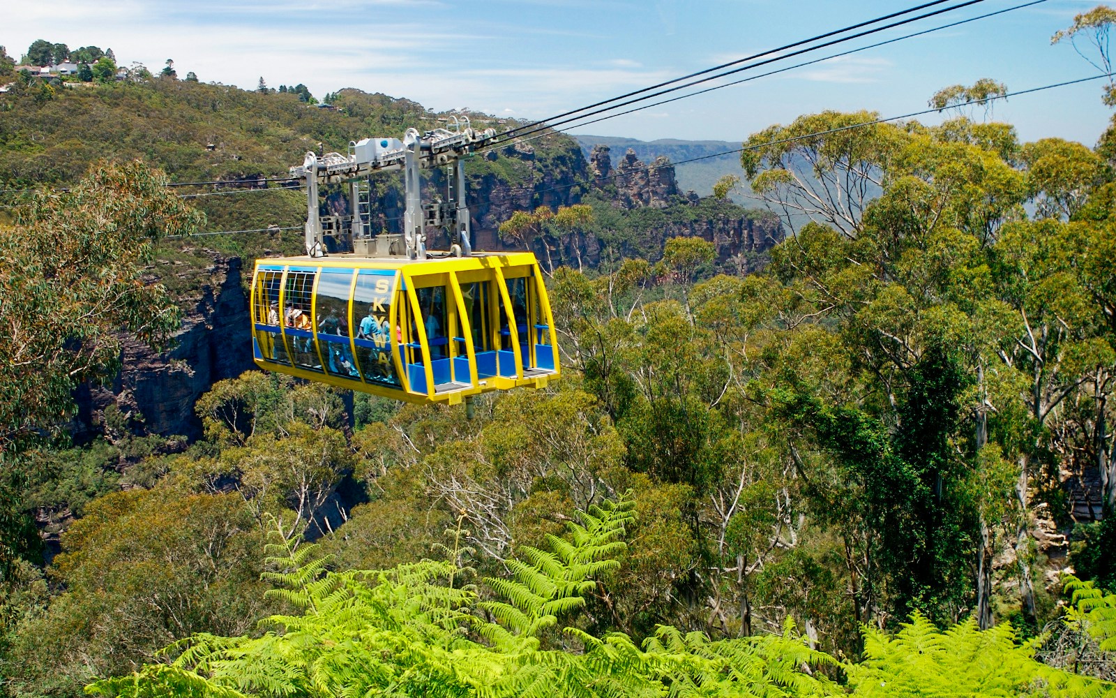 Skyway Cable Car in Scenic World, Blue Mountains