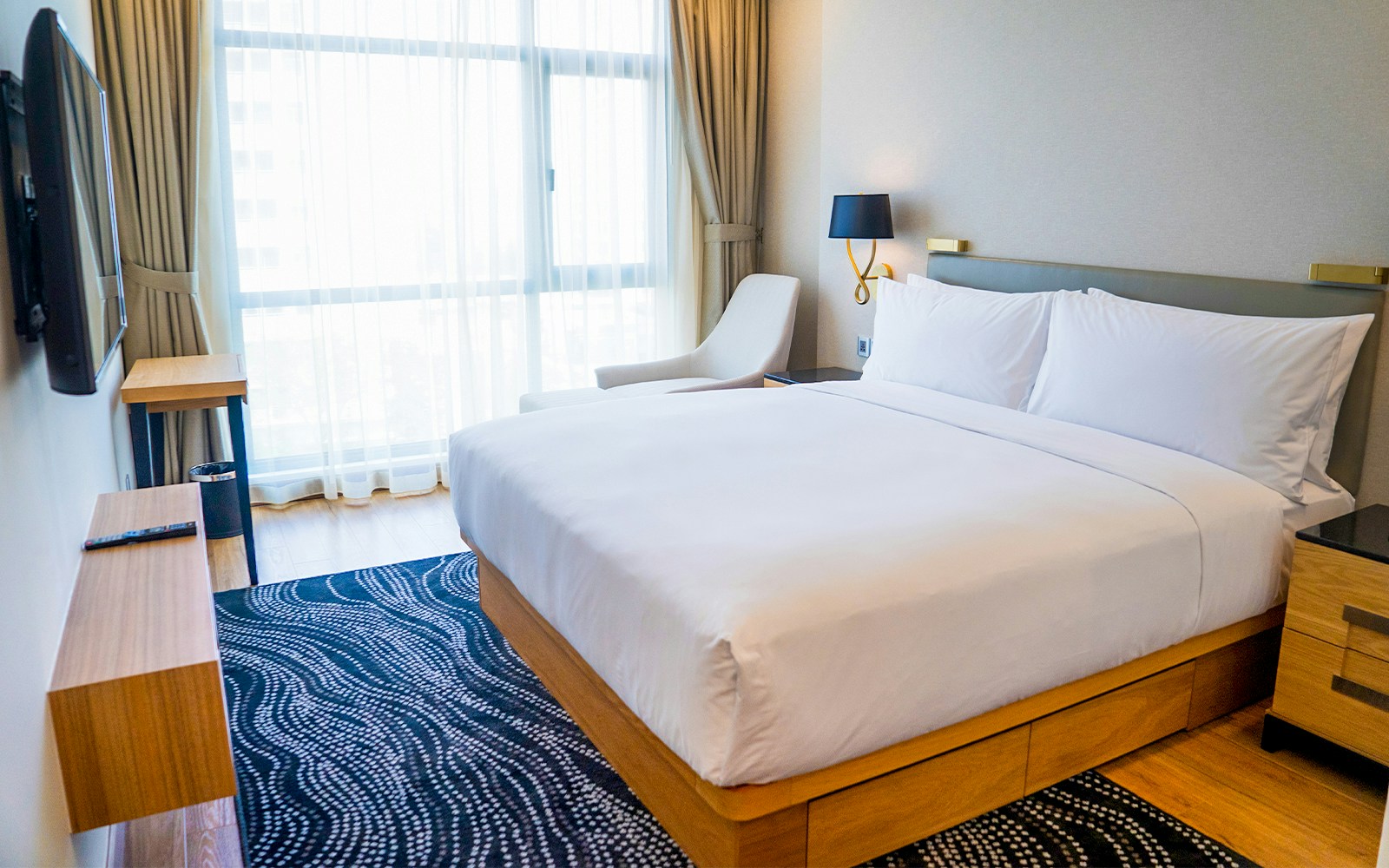 Budget-friendly hotel room