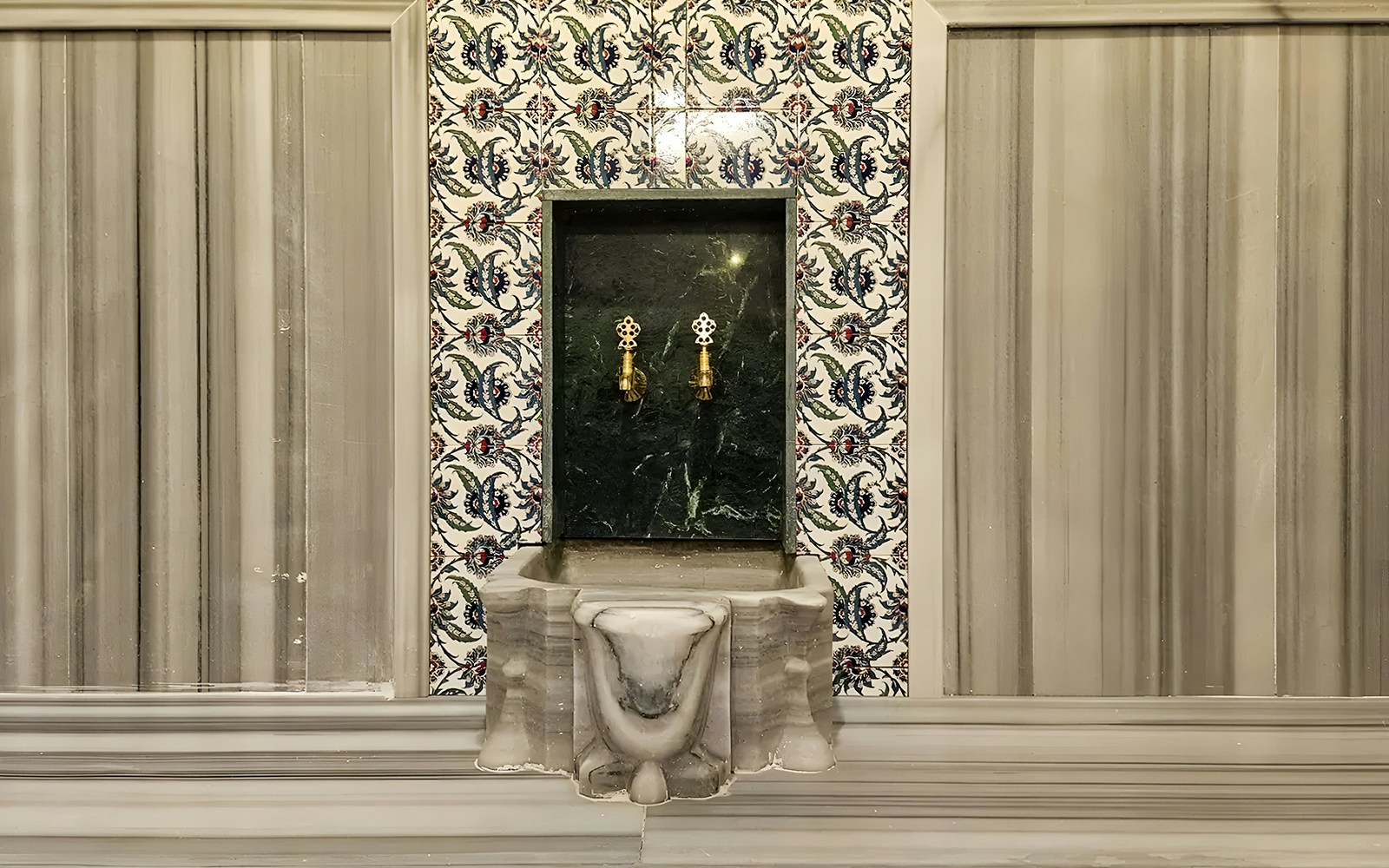 Gedikpasa Historical Hammam interior with traditional Turkish bath elements in Istanbul.