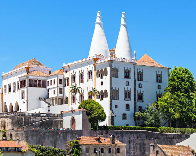 From Lisbon: Sintra National Palace, Queluz Palace, Cabo da Roca and Cascais