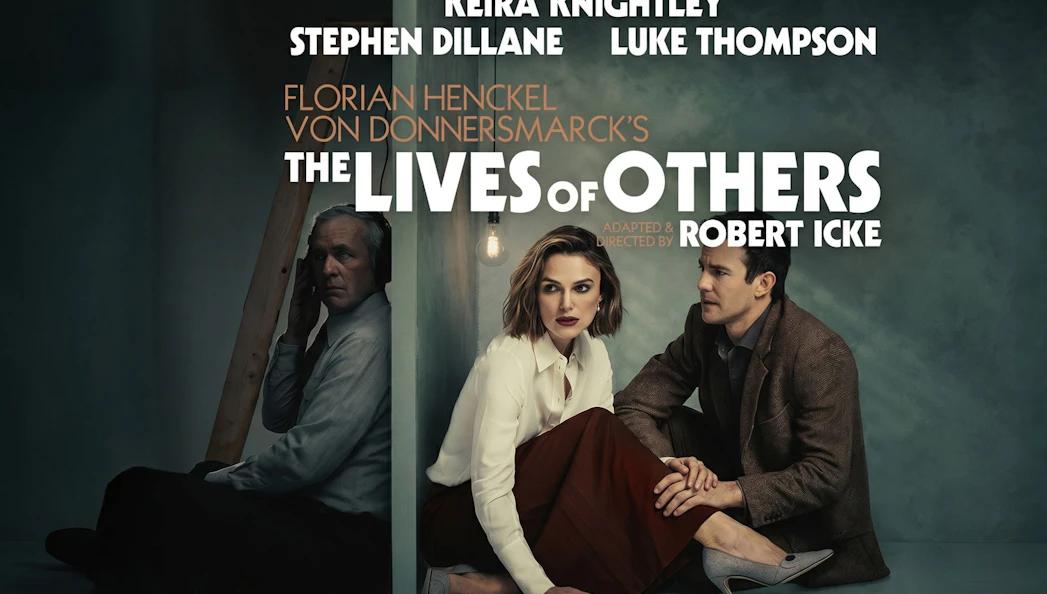 The Lives Of Others" Westend play poster with cast members.