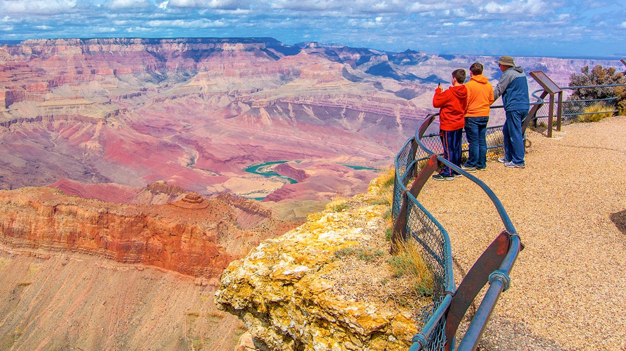 South rim at Grand Canyon