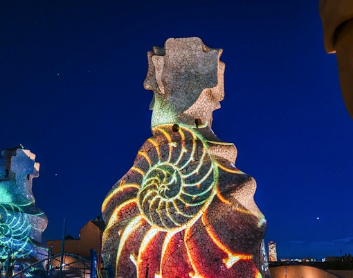 Casa Mila Tickets Rooftop Night