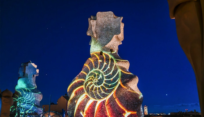 Casa Mila Tickets Rooftop Night