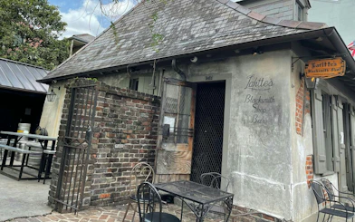 Lafitte's Blacksmith Shop Bar exterior in New Orleans French Quarter.