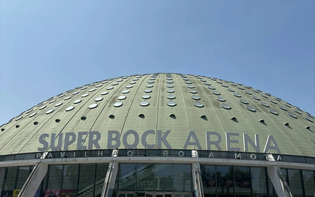 Super Bock Arena dome in Porto, part of the Hidden Porto War and Passion exploration game.