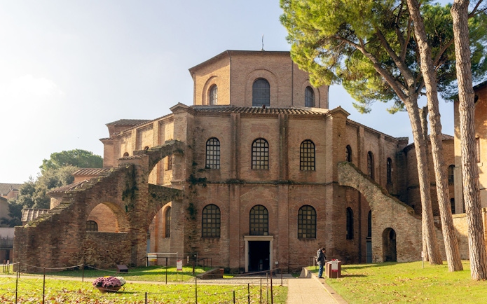 Basilica of San Vitale in Ravenna, Italy, part of the Ravenna Mosaics Pass tour.