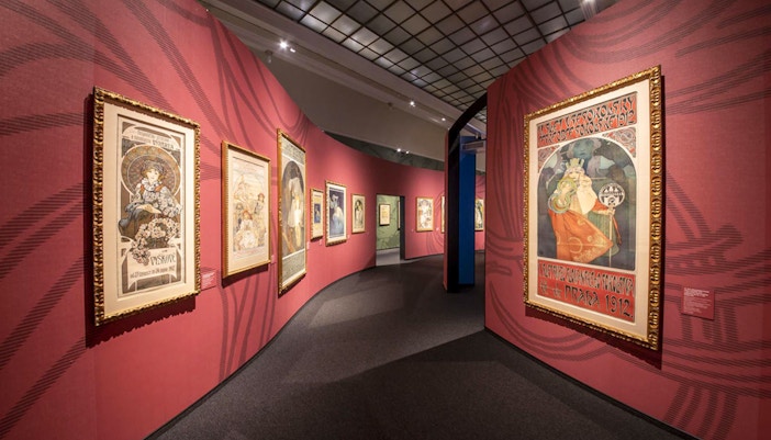 Admire Alphonse Mucha's works at the Mucha Museum