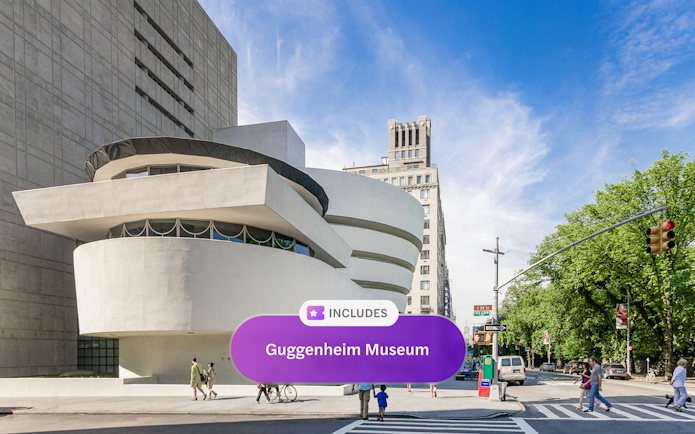 Guggenheim Museum's unique spiral architecture in New York City.