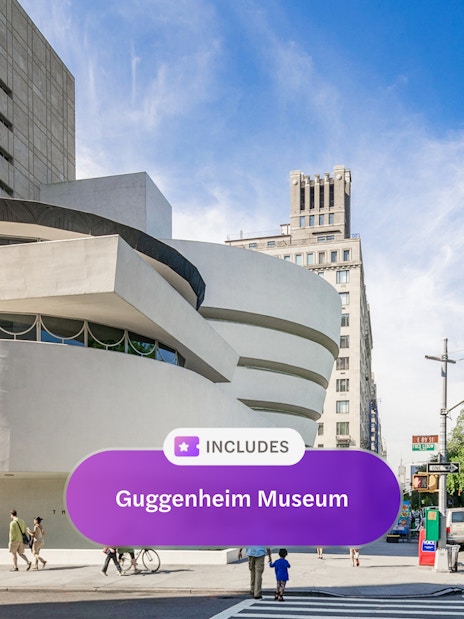 Guggenheim Museum's unique spiral architecture in New York City.