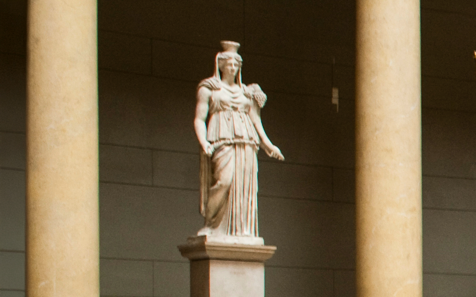 Goddess of luck, Fortuna statue at Altes Museum