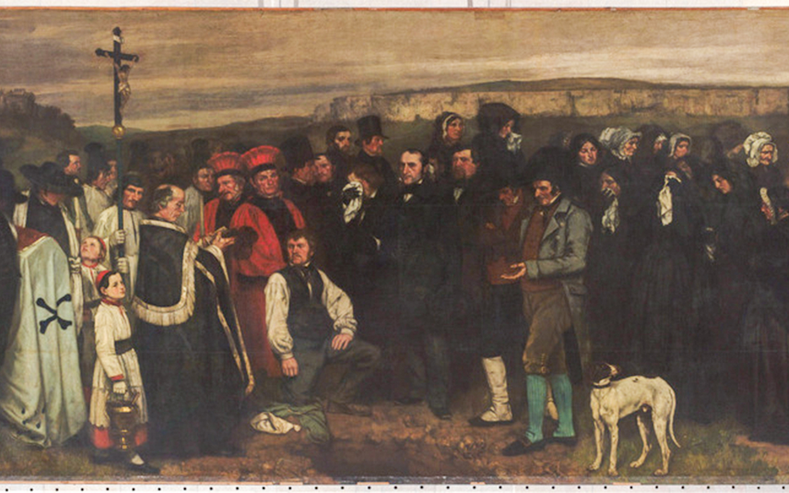 Un enterrement à Ornans - Gustave Courbet