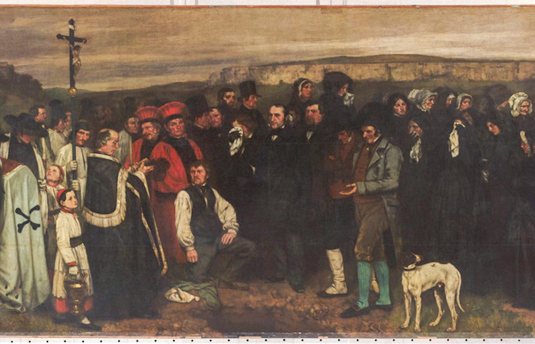 Un enterrement à Ornans - Gustave Courbet
