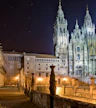 Orașul vechi al orașului Santiago de Compostela