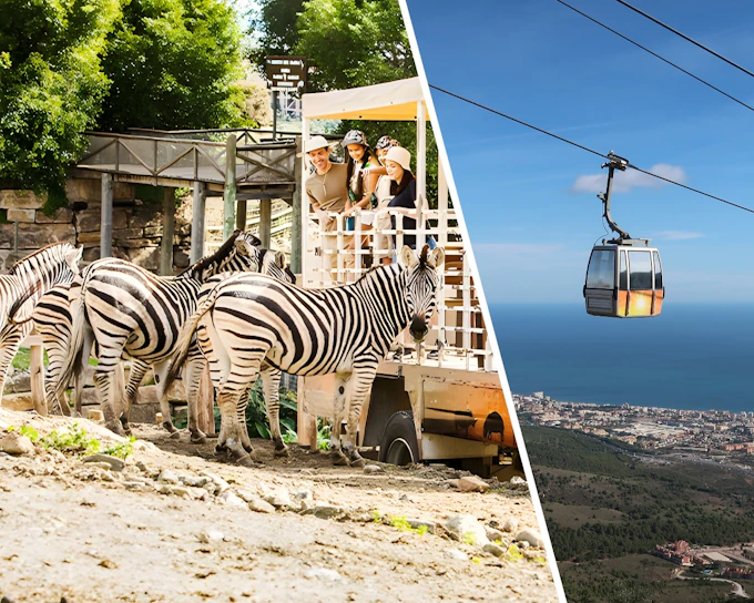 Combo: Selwo Aventura + Benalmádena Cable Car