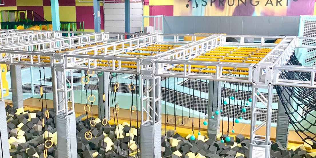 Sprungart Trampoline