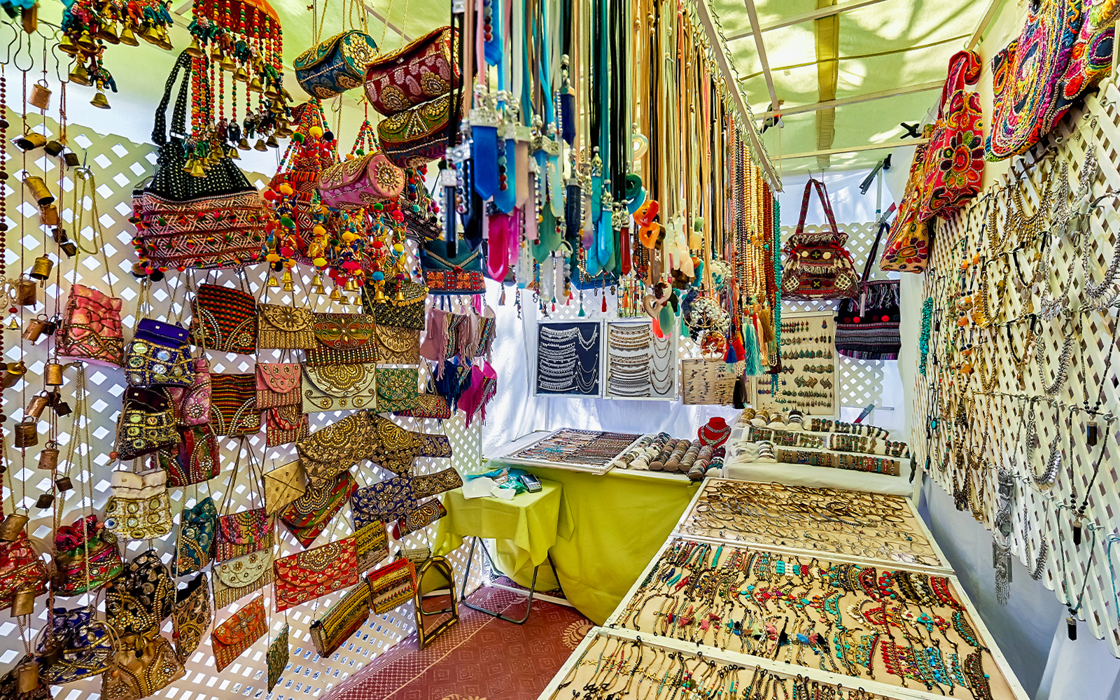 Hippie Market stall