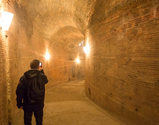 The spiral ramp of Castel Sant'Angelo