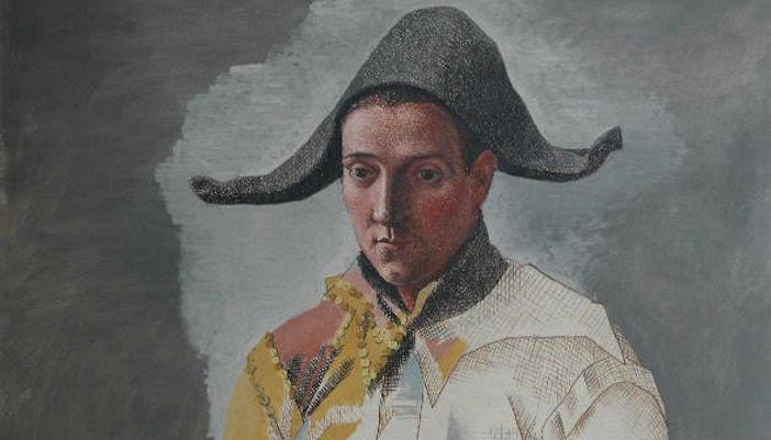 Harlequin by Pablo Picasso