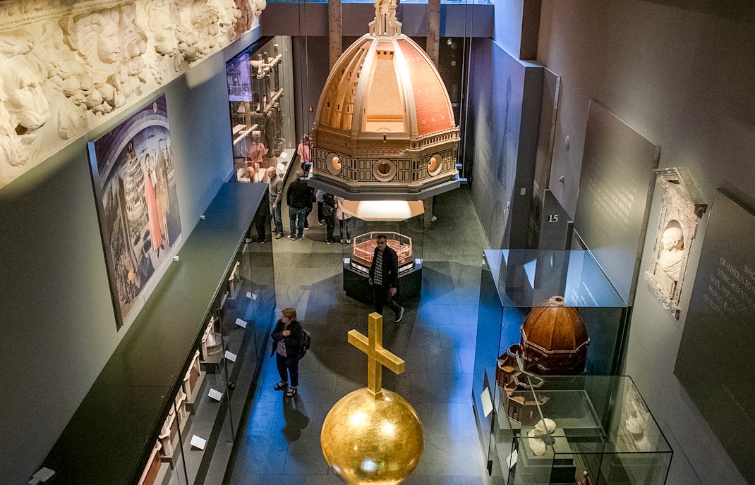 Art and sculptures in the Florence Duomo Museum