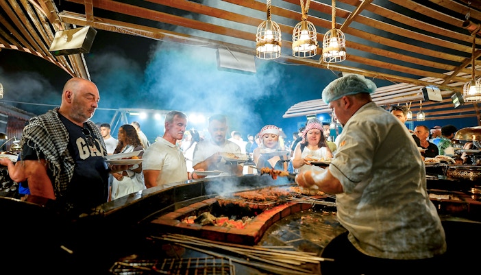 Dubai evening desert safari with camel ride and sand dune