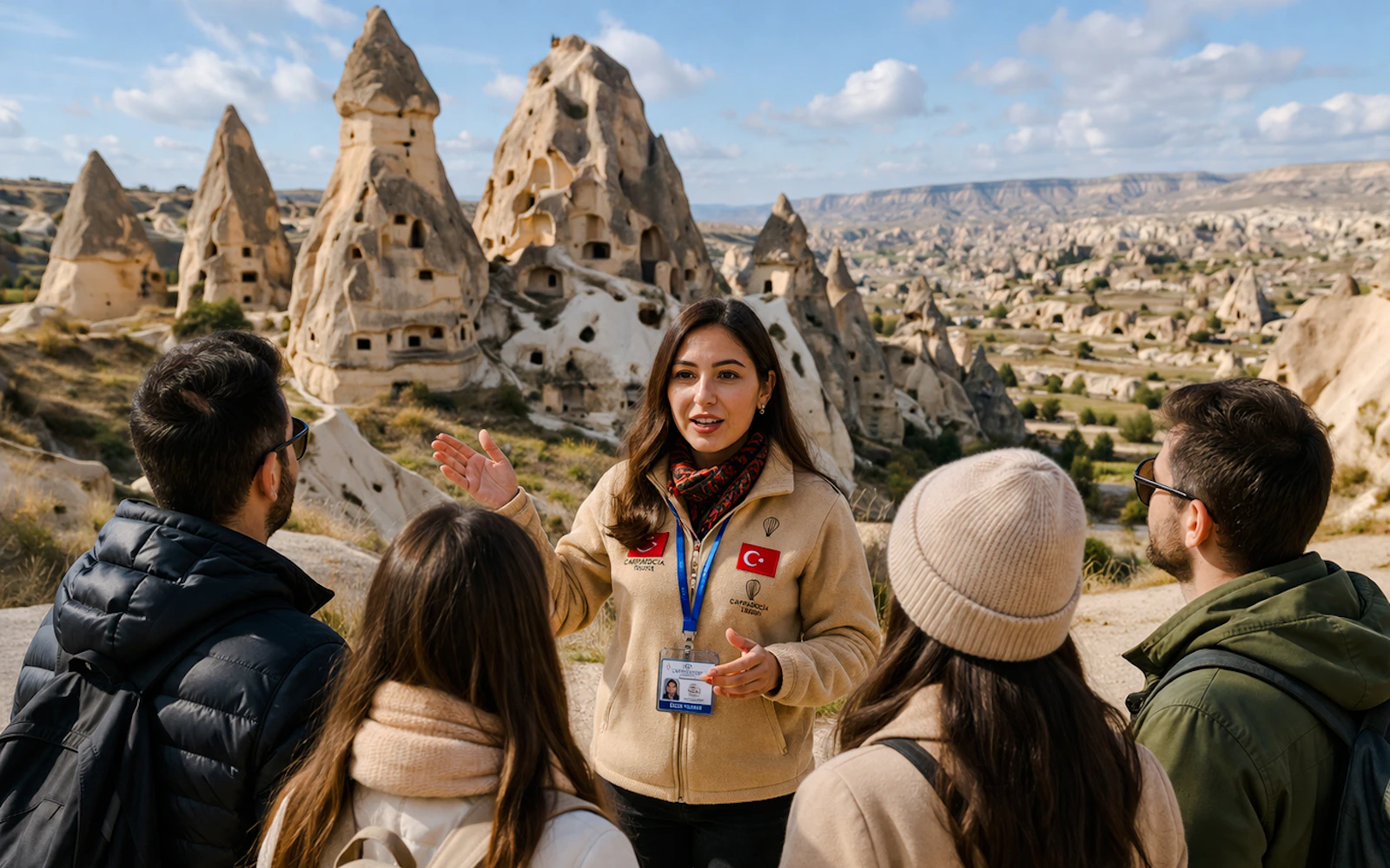 Guided Cappadocia Red Tour with Lunch and Hotel Transfers