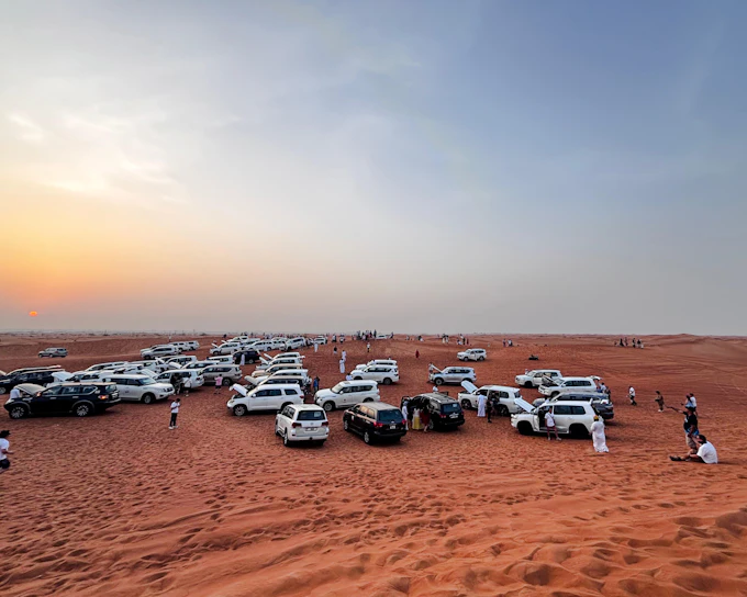 Dubai Morning Desert Safari with Dune Bashing, Sandboarding and Camel Ride (Product 53571)