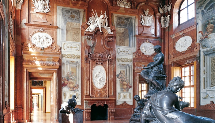 The Marble Hall inside Lower Belvedere Palace