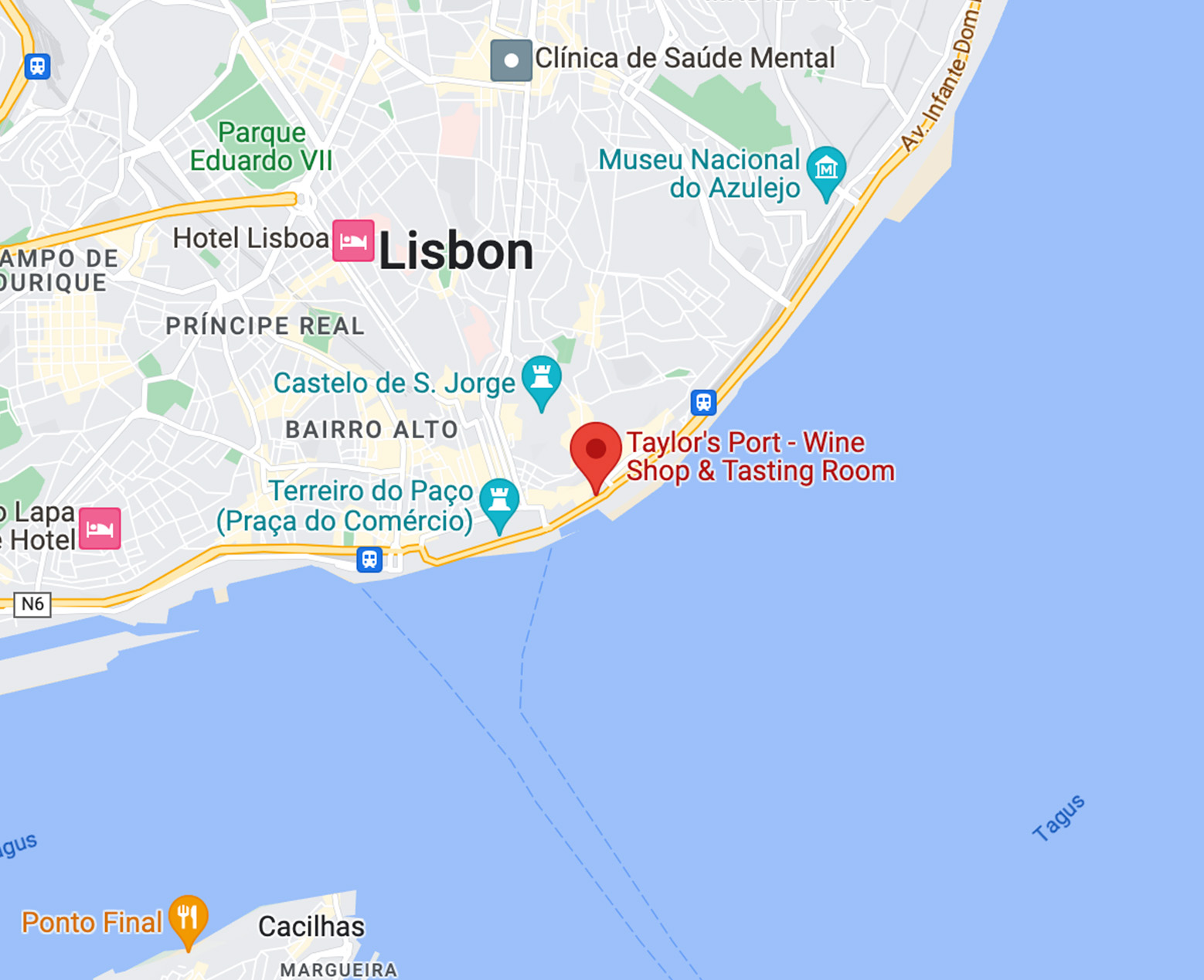 Taylor’s Port on a map