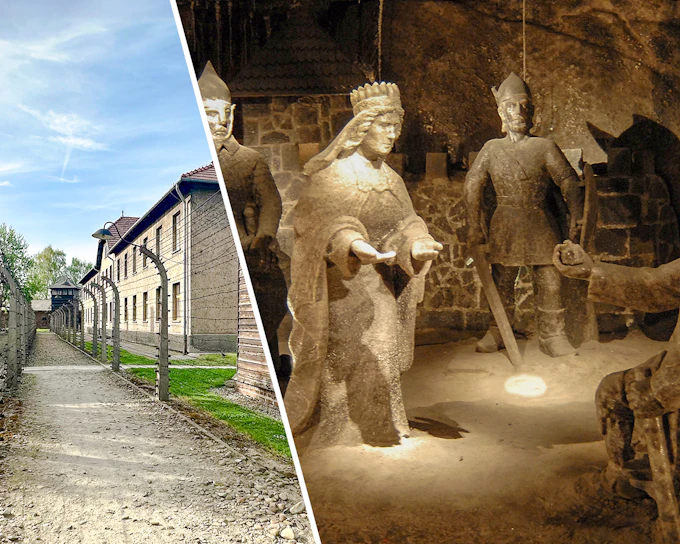From Krakow: Auschwitz-Birkenau & Wieliczka Salt Mine Guided Tour