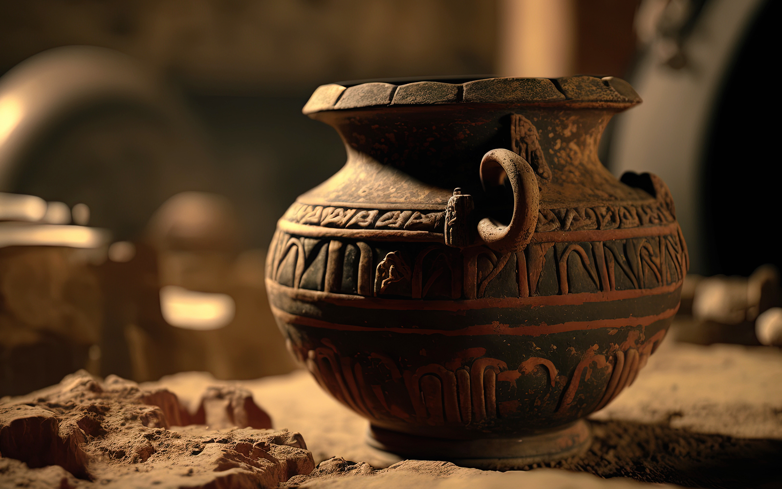 Stone and earthenware