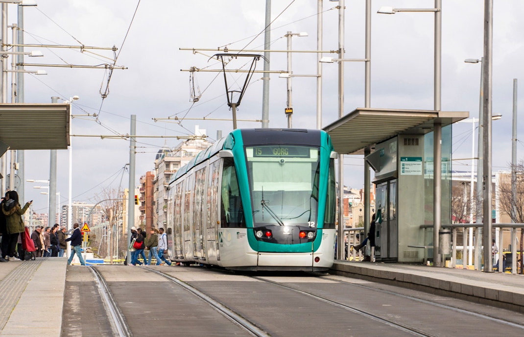 Hola Barcelona tram.