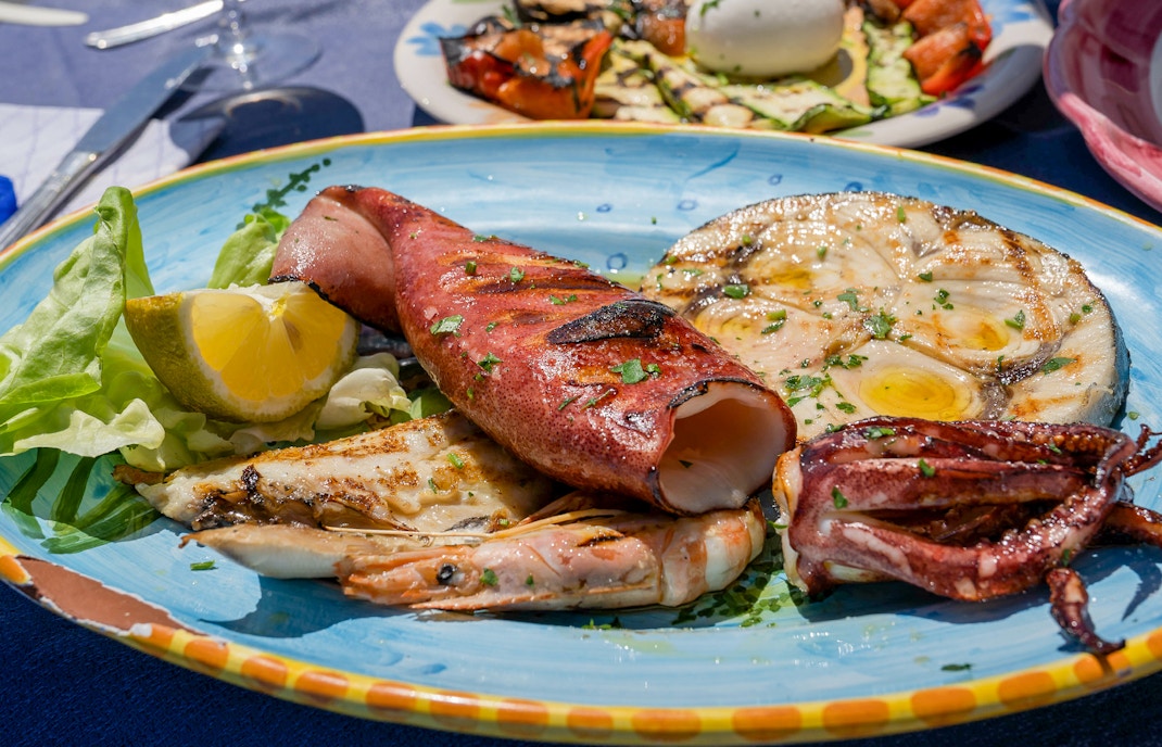 Sample local cuisine of Amalfi