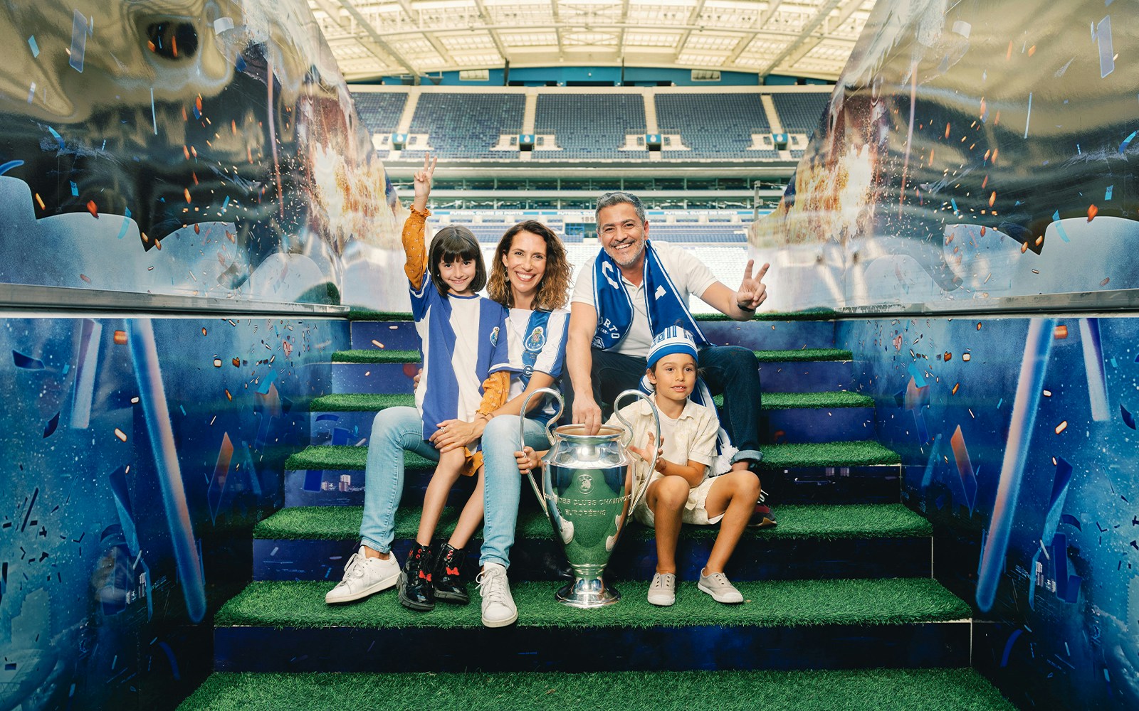 visitors in FC Porto stadium museum