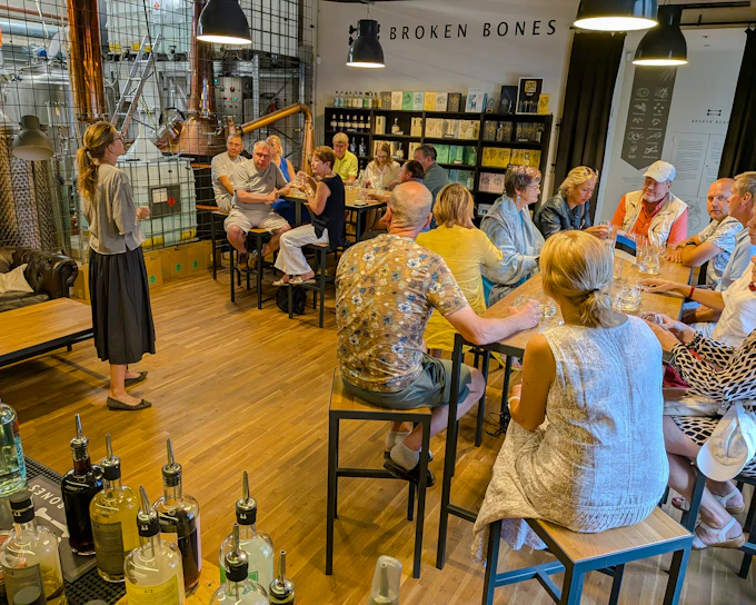 Ljubljana Broken Bones Distillery Guided Spirits Tasting