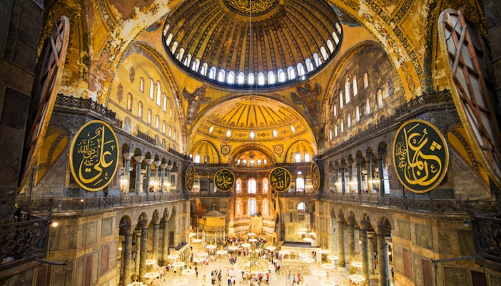 Interior of Hagia Sophia