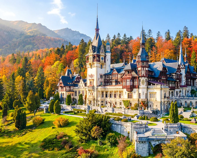 Combo: Peles, Dracula Castle & Brasov + Therme Bucharest (2-Day Tour)