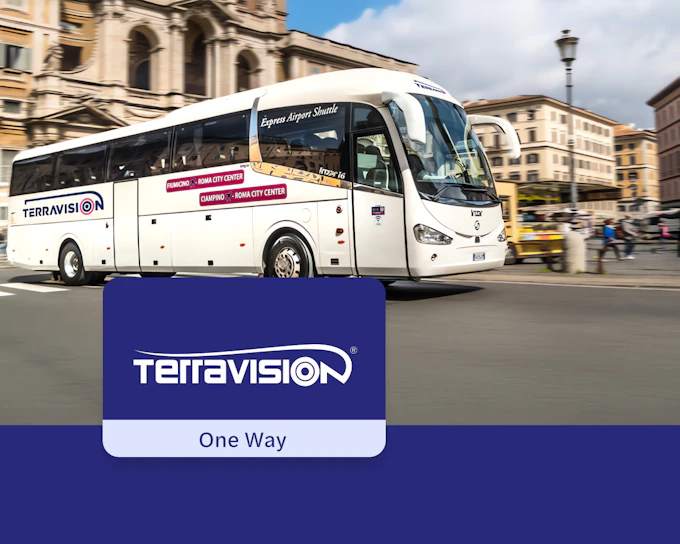 Bus Transfers: Fiumicino Airport to/from Rome Termini Station by Terravision