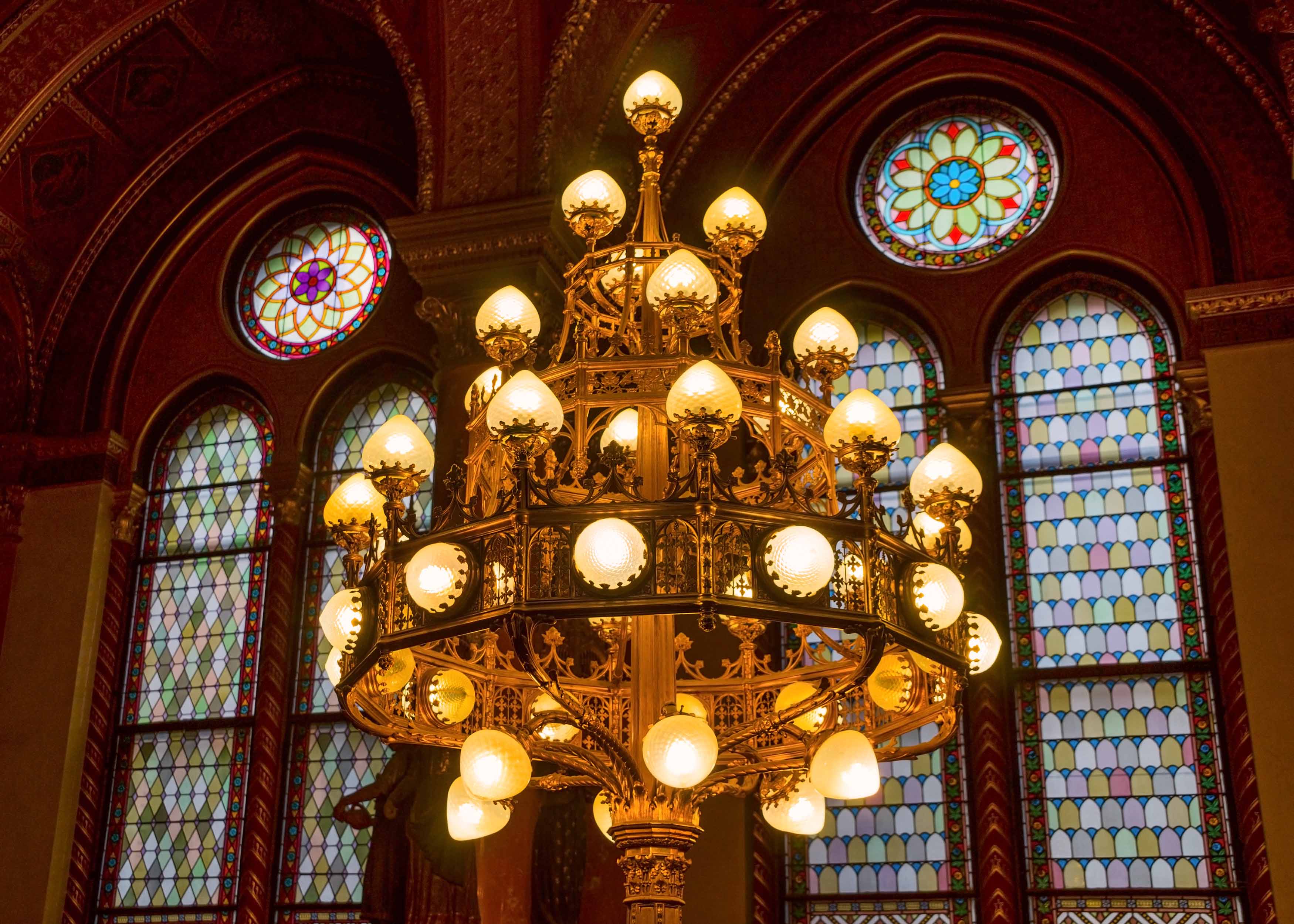 Stained glass paintings