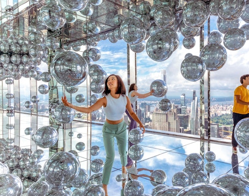 View of New York City skyline from SUMMIT One Vanderbilt, part of the Combo Save 21%: 16722 + 29099 tour package