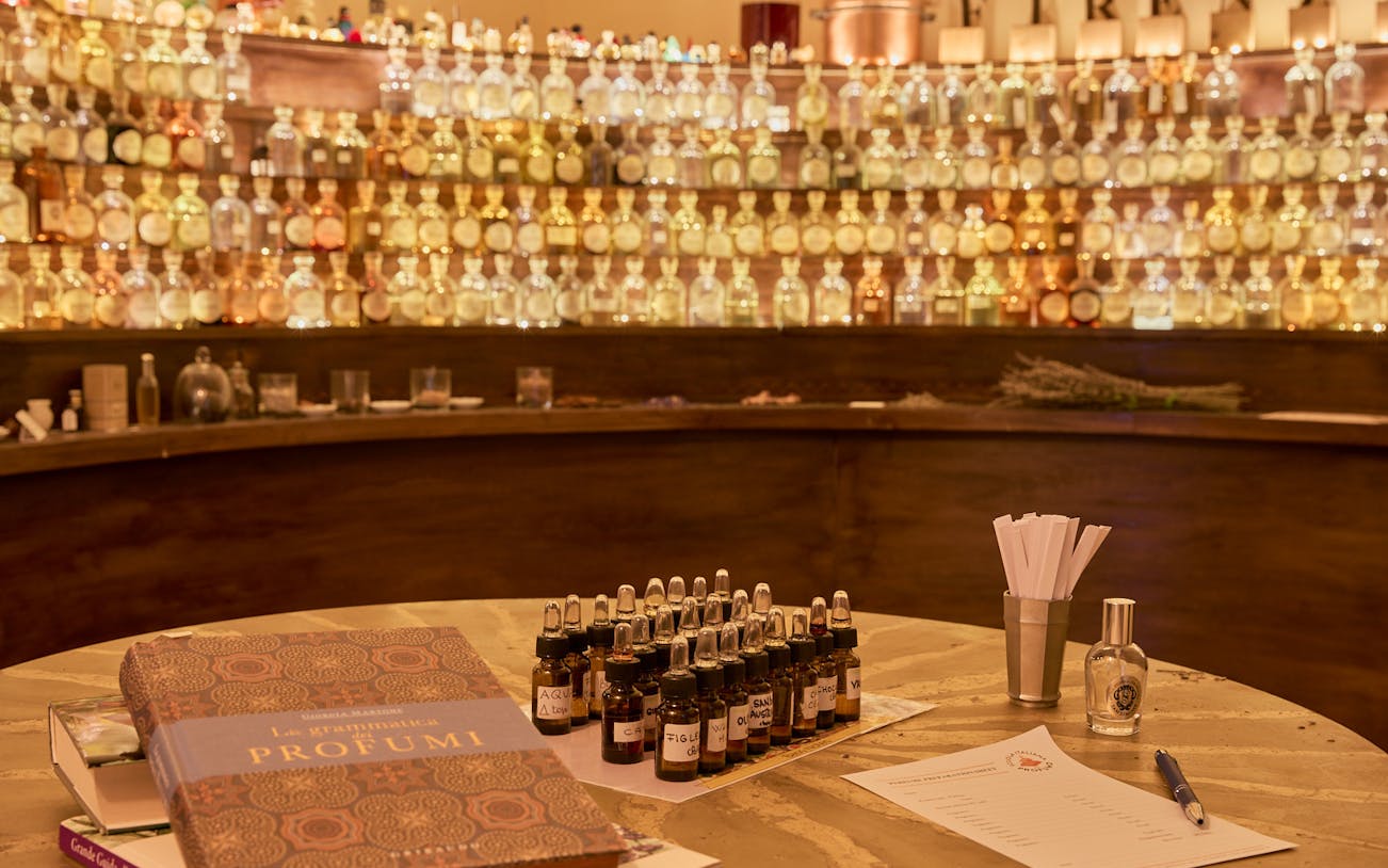florence perfume-making workshop at historic laboratory with personalized fragrance creation-4
