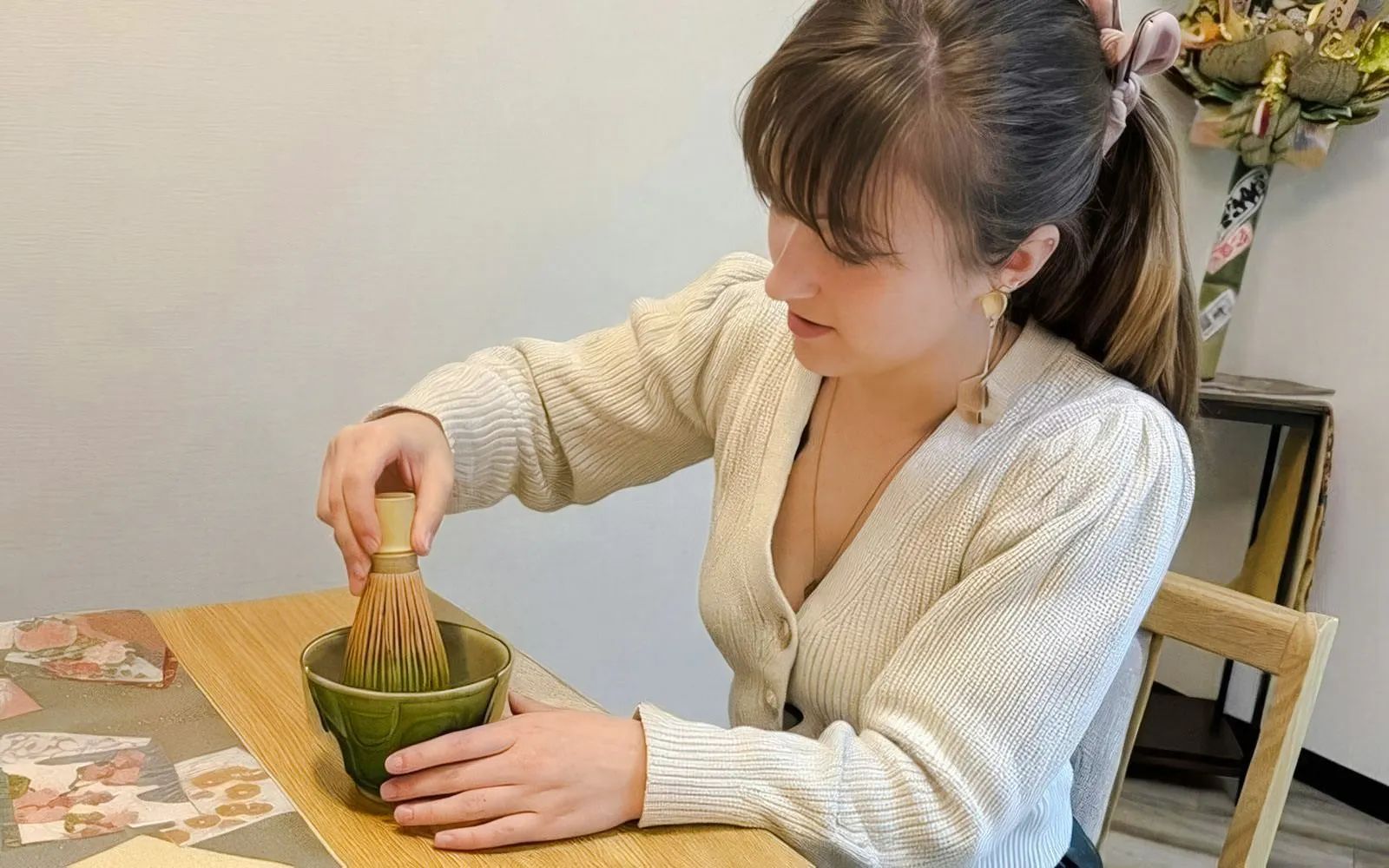 Asakusa Tokyo Sushi Making Class : Sake Ceremony & Whisk Matcha