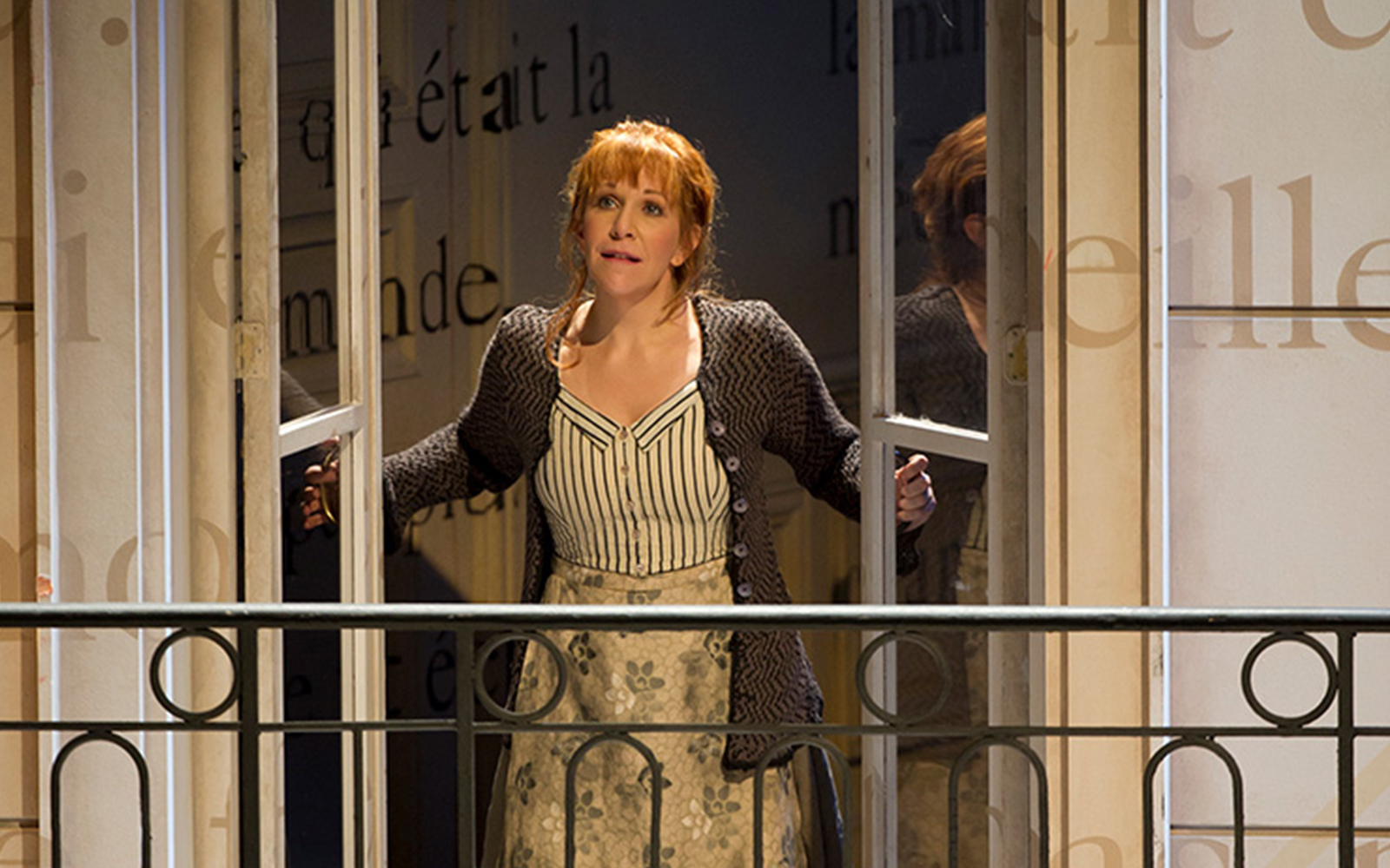 Cinderella character on stage at Sydney Lyric Theatre.