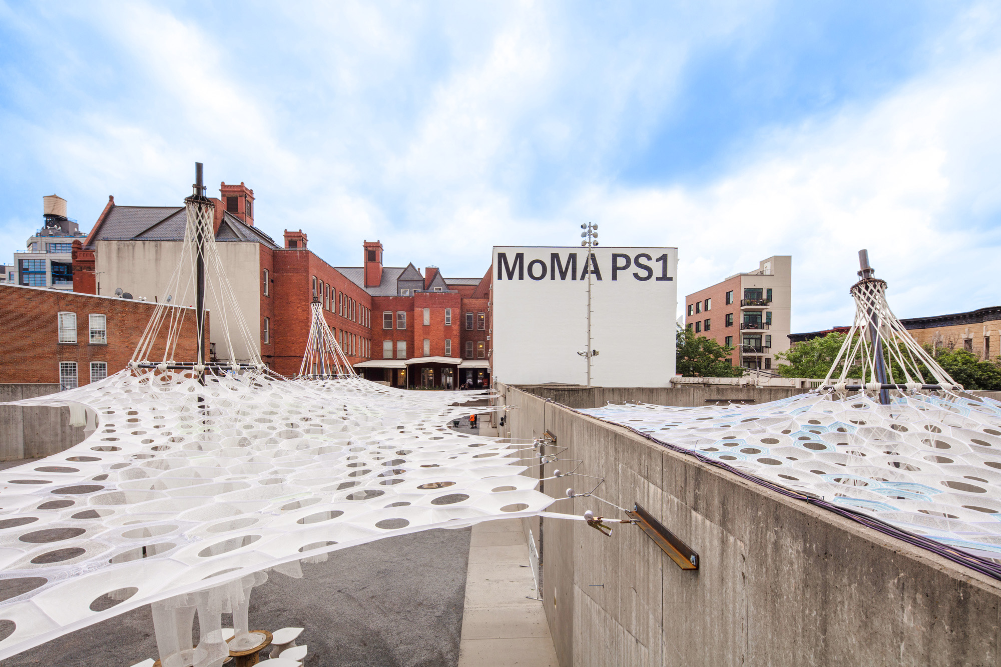 Urban architecture of MoMA from the outside.