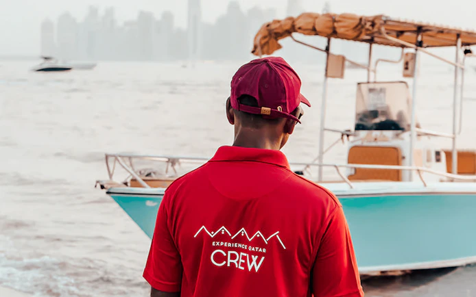 Doha: Al Safliya Island Speedboat Cruise with Beachside Lunch and Swim
