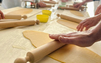 Rome Fettuccine-Making Cooking Class with Wine Cookies