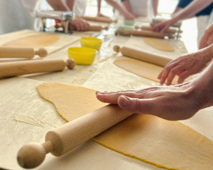 Rome Fettuccine-Making Cooking Class with Wine Cookies (Product 53867)