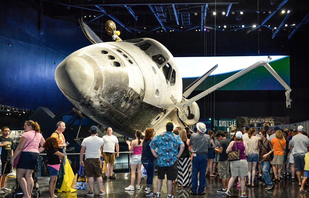 6. The space shuttle’s last stop